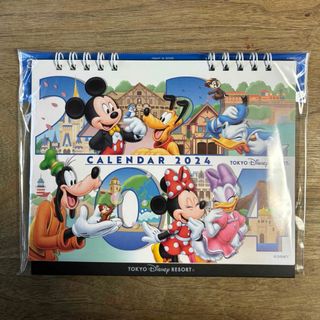 ディズニー(Disney)のディズニーリゾート　2024卓上カレンダー(カレンダー/スケジュール)