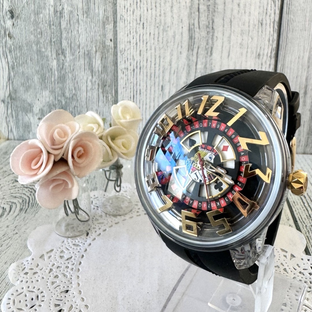 Tendence(テンデンス)の【電池交換済】Tendence テンデンス 腕時計 キングドーム カジノぐるぐる メンズの時計(腕時計(アナログ))の商品写真