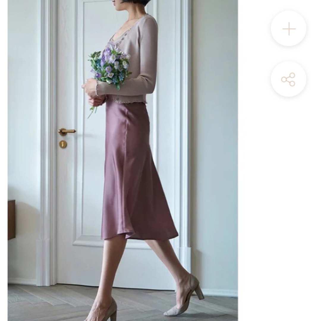 【7割OFF!】煌めきのエレガントスカート レディースのスカート(ひざ丈スカート)の商品写真
