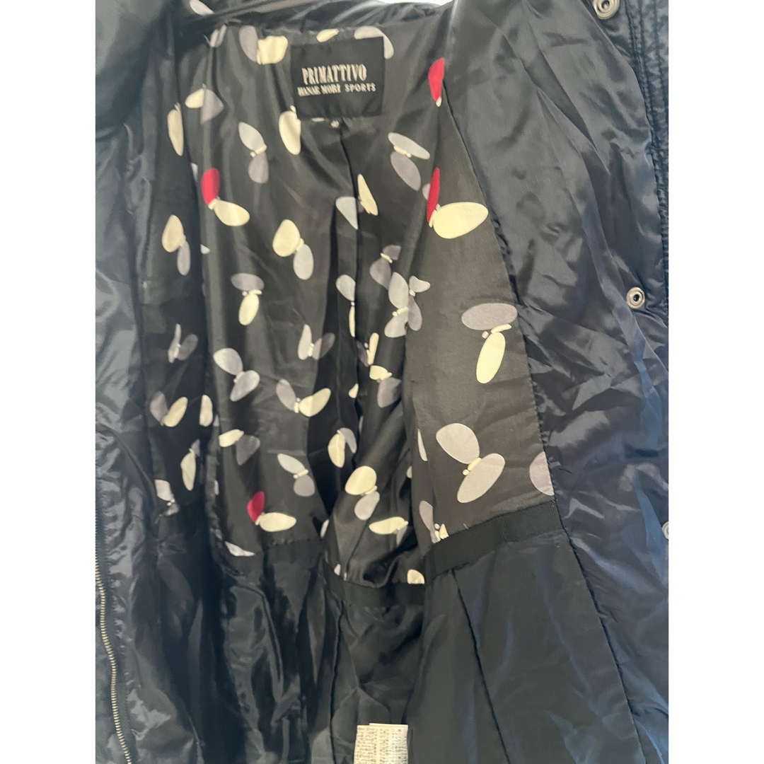 HANAE MORI(ハナエモリ)のハナエモリPRIMATIVO SPORTS・黒ダウンコート40 レディースのジャケット/アウター(ダウンコート)の商品写真