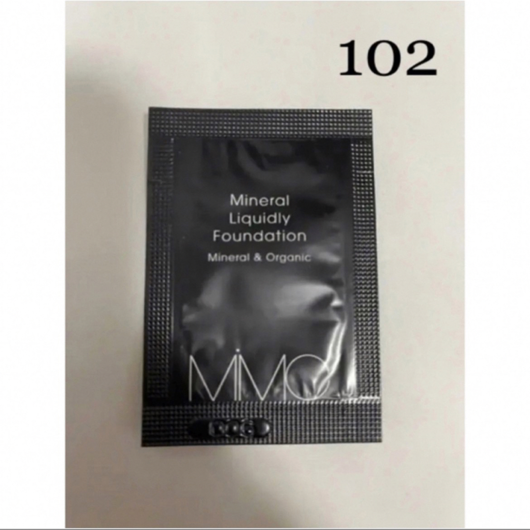 MiMC(エムアイエムシー)のMiMC ミネラルリキッドリーファンデーション サンプル 102 コスメ/美容のベースメイク/化粧品(ファンデーション)の商品写真