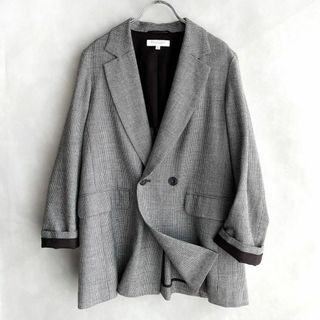 イタリア製★HERNO★ショート丈/ウールテーラードジャケット【42/Women's size-M/茶系】シンプル/両袖裏地/ヘルノ◆BC60L #BUZZBERG　-BC60L-5th状態ランク