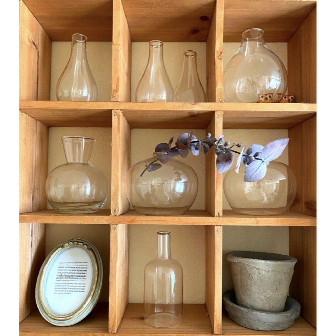 ガラスフラワーベースSALE   プロフィールをお読み下さい。 インテリア/住まい/日用品のインテリア小物(花瓶)の商品写真