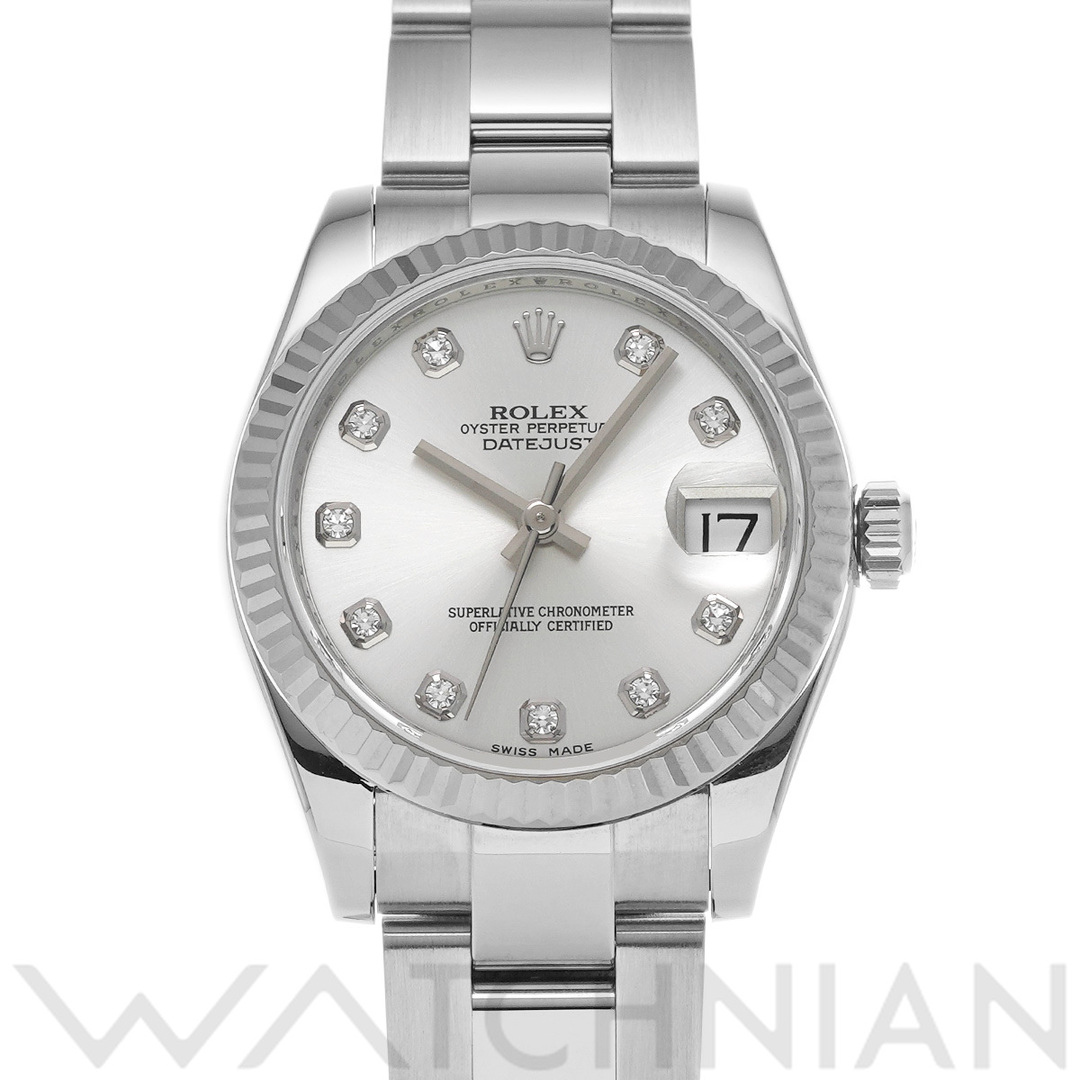 ROLEX(ロレックス)の中古 ロレックス ROLEX 178274G ランダムシリアル シルバー /ダイヤモンド ユニセックス 腕時計 レディースのファッション小物(腕時計)の商品写真