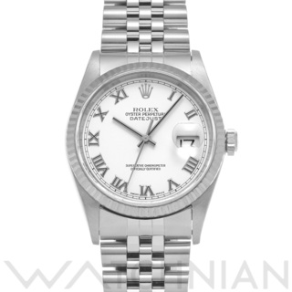 ロレックス(ROLEX)の中古 ロレックス ROLEX 16234 U番(1997年頃製造) ホワイト メンズ 腕時計(腕時計(アナログ))