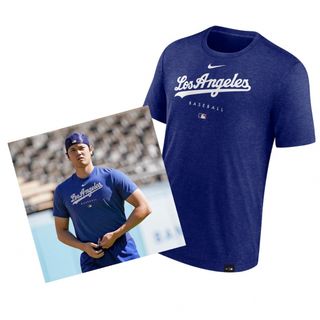 ドジャース　大谷翔平選手着用　Tシャツ　NIKE  MLB公式　c