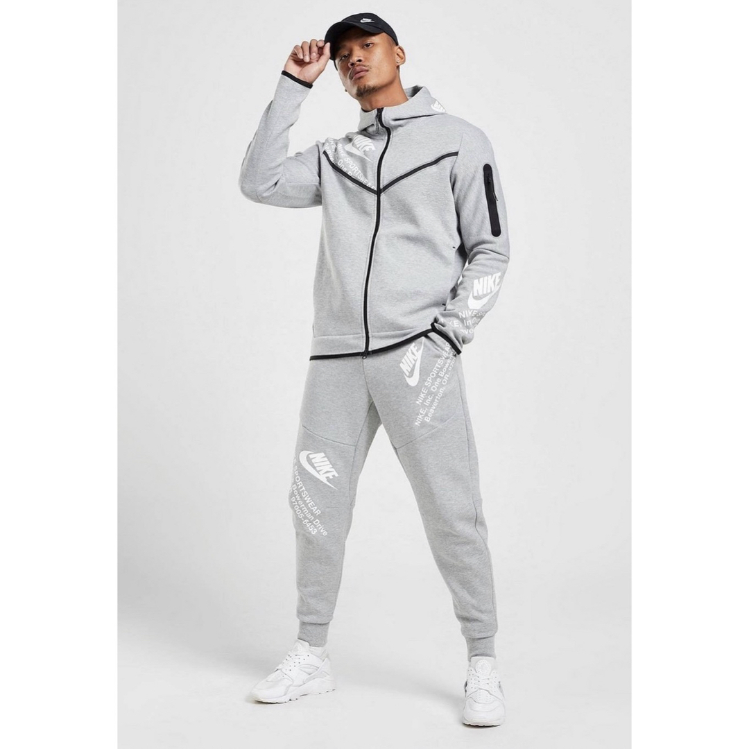 トップスNIKE TECH FLEECE セットアップ　XLサイズ　グレー