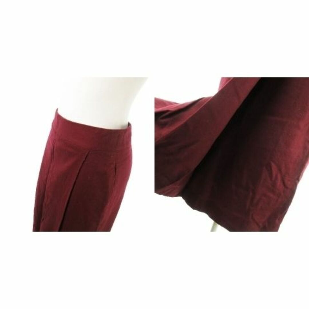 BEAUTY&YOUTH UNITED ARROWS(ビューティアンドユースユナイテッドアローズ)のB&Y タイトスカート ロング ウール S 赤 210629MN3A レディースのスカート(ロングスカート)の商品写真