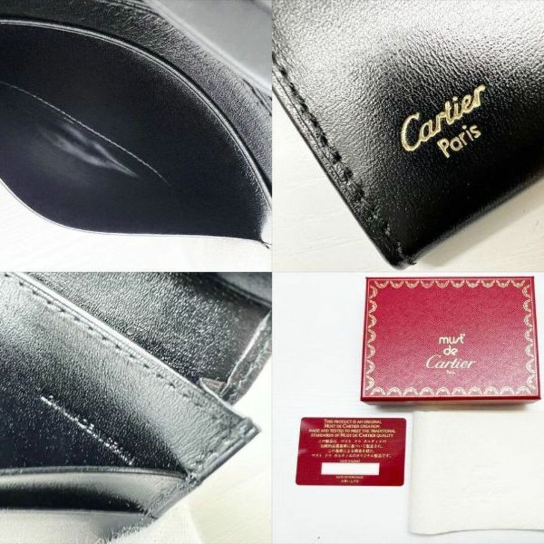 Cartier(カルティエ)の未使用保管　美品　カルティエ　パシャ　カードケース　 名刺入れ　パスケース　黒 メンズのファッション小物(名刺入れ/定期入れ)の商品写真