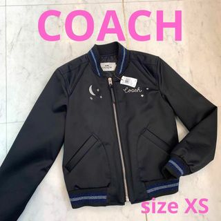 COACH - ☆未使用品☆COACH スタジャン  中綿ジップアップブルゾン 月 星 刺繍