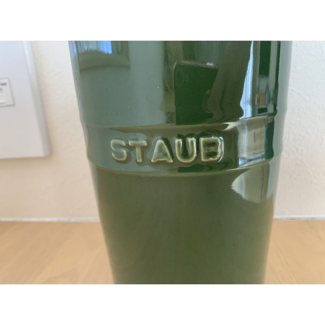 STAUB(ストウブ)のストウブ　ツールスタンド　グリーン インテリア/住まい/日用品のキッチン/食器(収納/キッチン雑貨)の商品写真