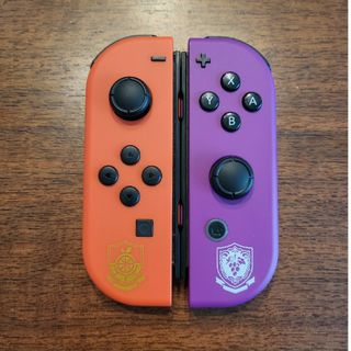 ニンテンドースイッチ(Nintendo Switch)のNintendo Switch　ジョイコン　バイオレットスカーレット　カスタム品(家庭用ゲーム機本体)