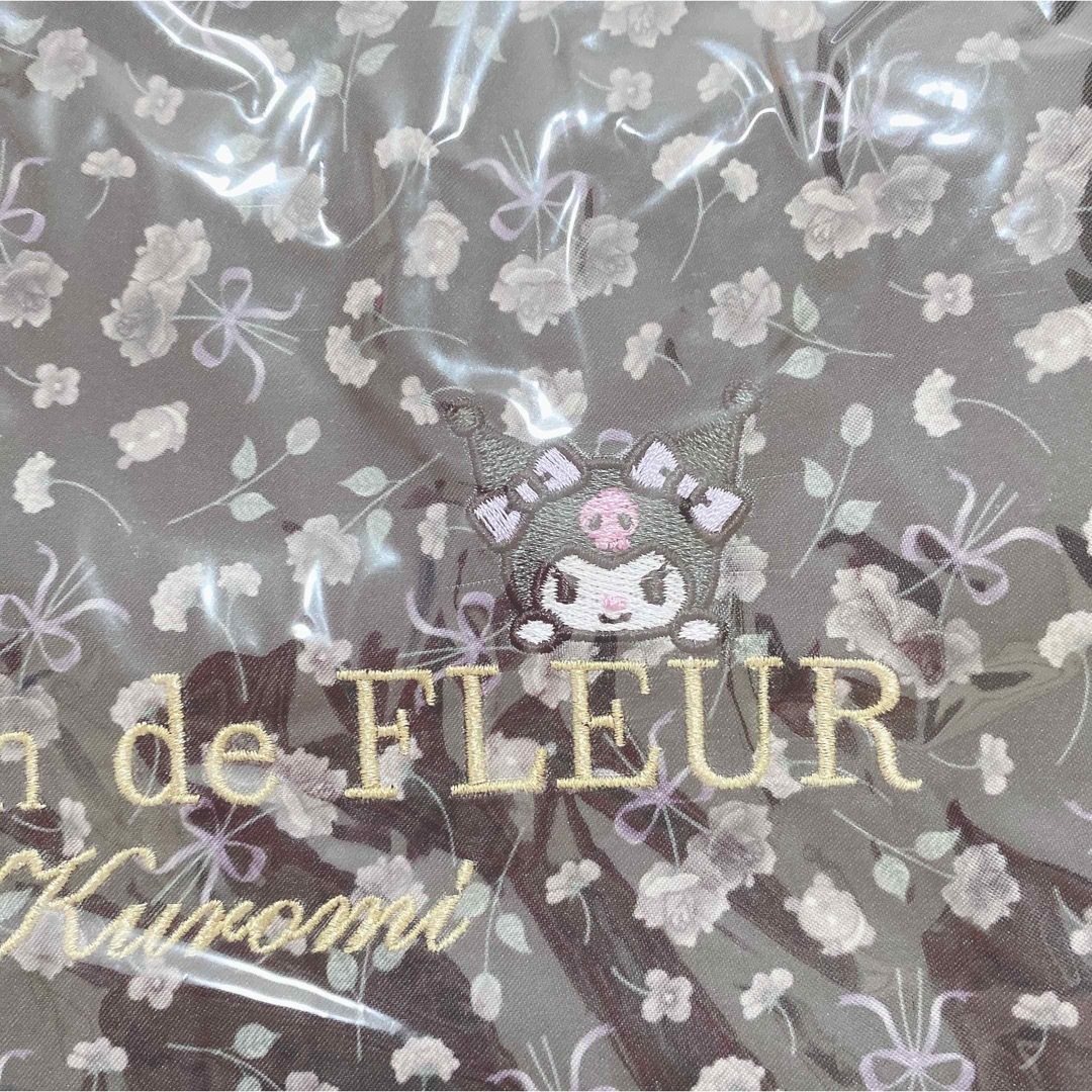 Maison de FLEUR(メゾンドフルール)のサンリオ メゾンドフルール クロミ 手提げバッグ トートバッグ ランチトート 黒 エンタメ/ホビーのおもちゃ/ぬいぐるみ(キャラクターグッズ)の商品写真