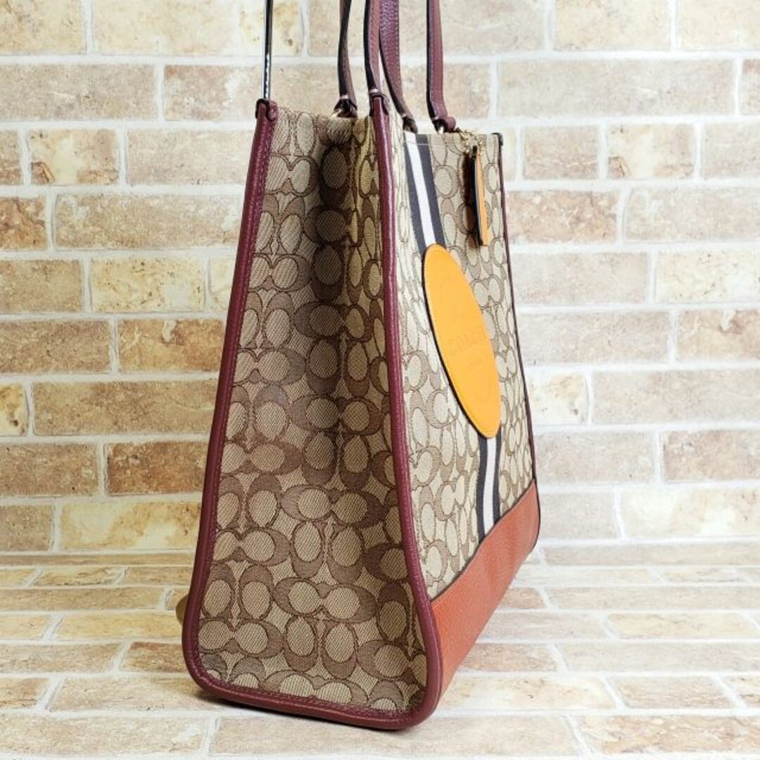 COACH - 美品 コーチ ☆ デンプシー トートバッグ シグネチャー COACH - 美品 コーチ ☆ デンプシー トートバッグ シグネチャー
