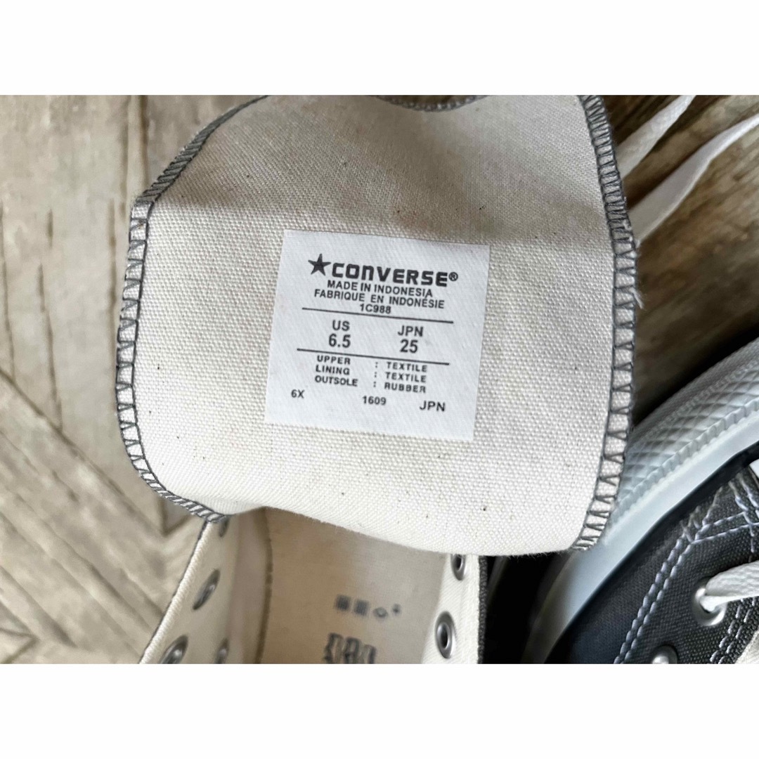 CONVERSE(コンバース)の【未使用】コンバース 25cm ハイカット グレー レディースの靴/シューズ(スニーカー)の商品写真