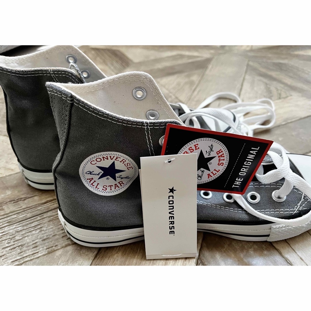 CONVERSE(コンバース)の【未使用】コンバース 25cm ハイカット グレー レディースの靴/シューズ(スニーカー)の商品写真