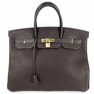 エルメス(Hermes)のHERMES エルメス ハンドバッグ バーキン40 内縫い メンズ レディース 鞄 かばん □B刻印 トゴ    ブラウン 茶 ゴールド金具 ユニセックス 1998年【中古品】(ハンドバッグ)