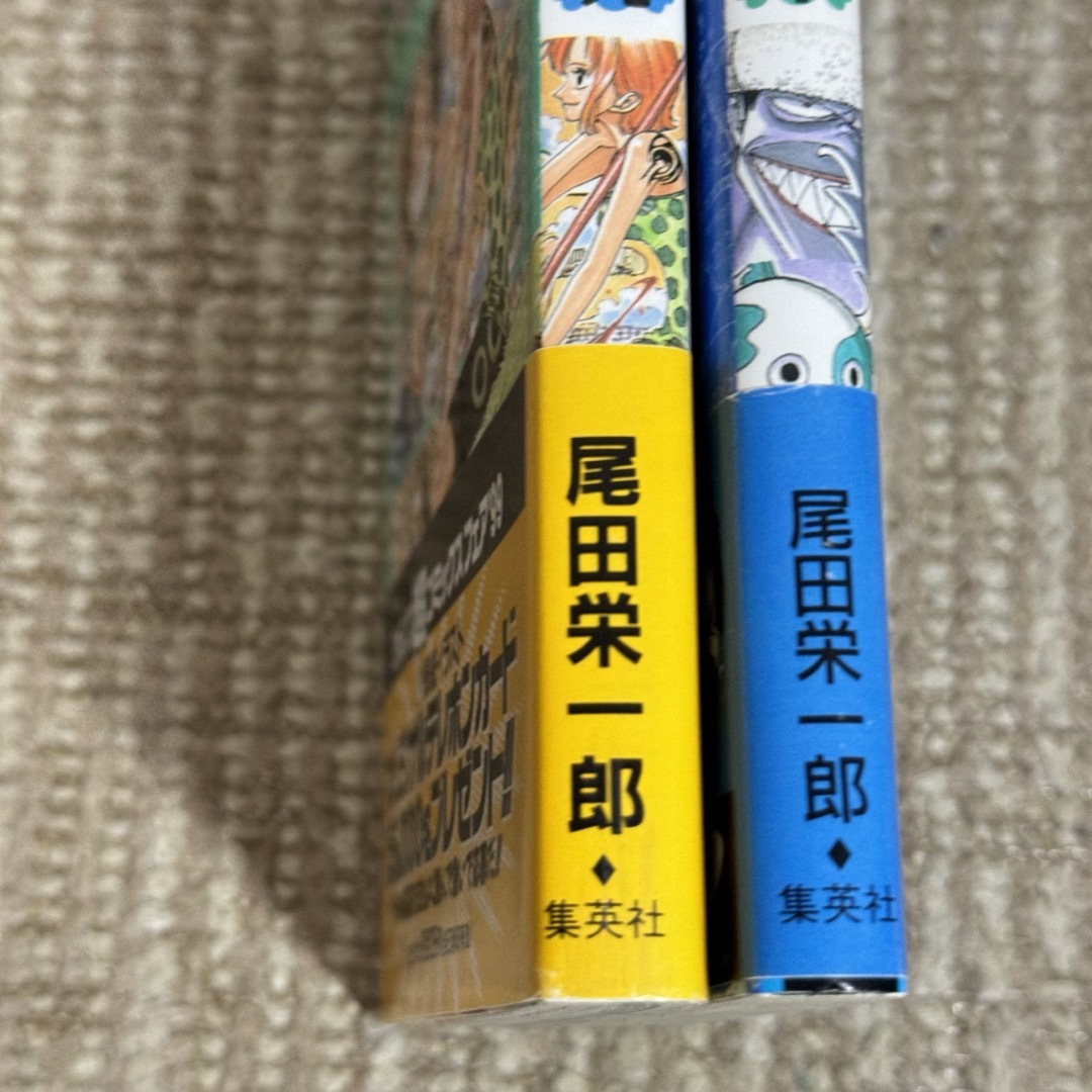 ONE PIECE(ワンピース)の全巻初版 ワンピース 1巻～107巻 107冊 ●帯び、冊子、はがき●全巻セット エンタメ/ホビーの漫画(全巻セット)の商品写真