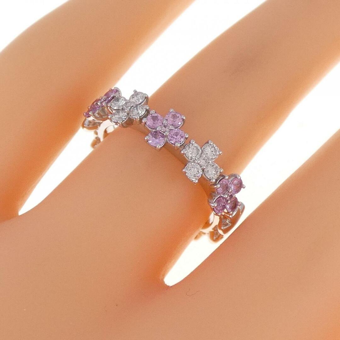 K18WG サファイヤ リング 0.30CT レディースのアクセサリー(リング(指輪))の商品写真