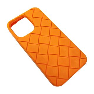 ボッテガヴェネタ(Bottega Veneta)の☆☆BOTTEGA VENETA ボッテガヴェネタ イントレチャート iPhoneケース 13Pro オレンジ ラバーシリコン(iPhoneケース)