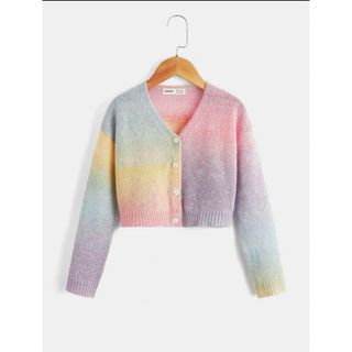 シーイン(SHEIN)のshein カーディガン　ドロップショルダー　EU134 US9Y(カーディガン)