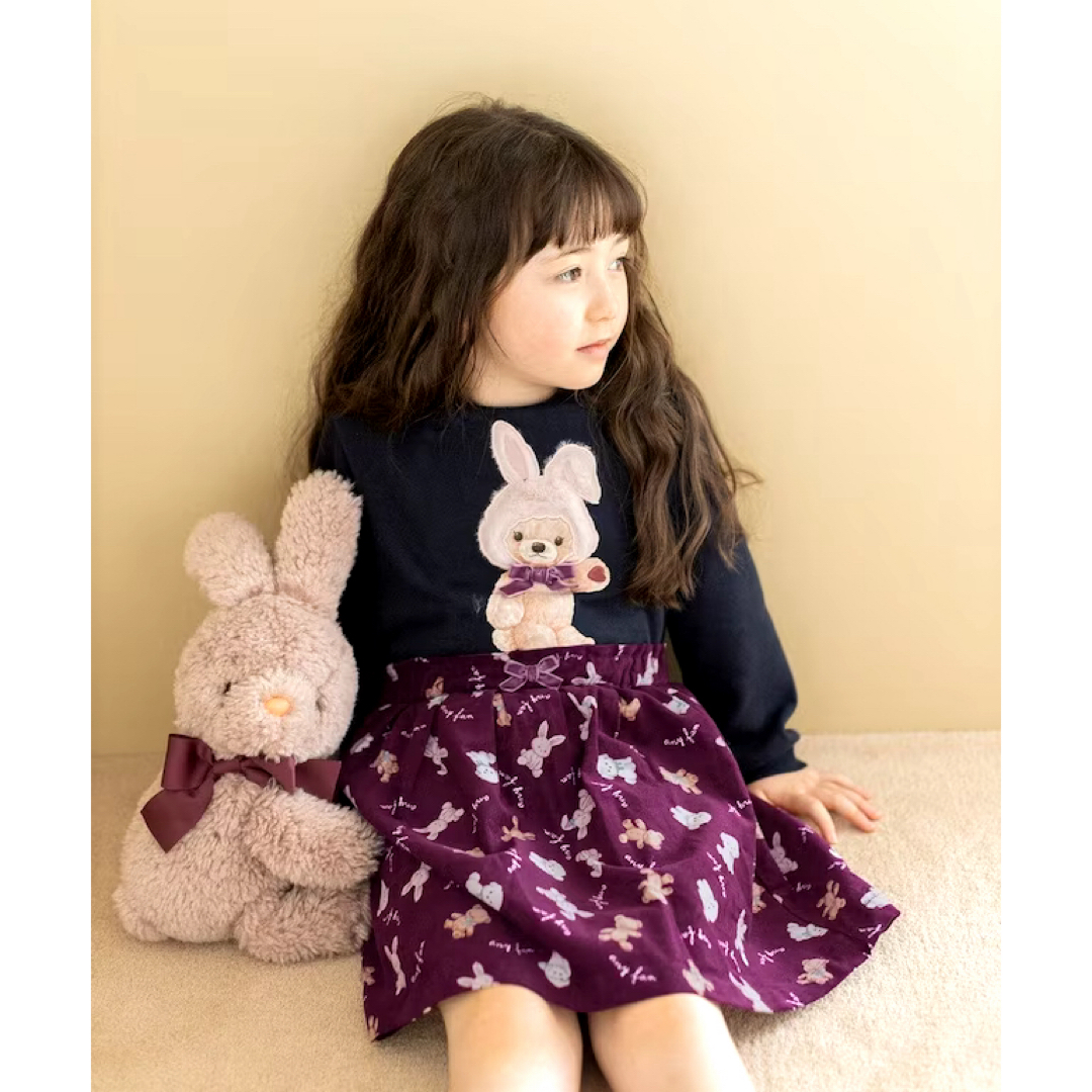 anyFAM(エニィファム)のany FAM KIDS 120㎝　アニマル 総柄 スカパン キッズ/ベビー/マタニティのキッズ服女の子用(90cm~)(スカート)の商品写真