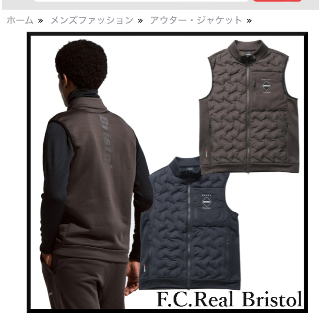 F.C.R.B.(エフシーアールビー)の＊F.C.Real Bristol ポーラーハイブリッド　ベスト＊  メンズのジャケット/アウター(ダウンベスト)の商品写真