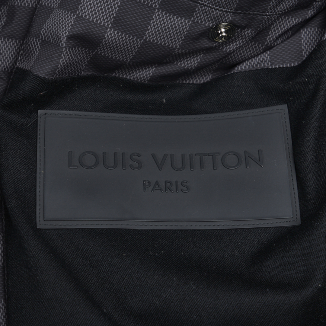 LOUIS VUITTON(ルイヴィトン)のルイ ヴィトン ダミエ ニット切替ダウン ダウンジャケット サイズ:54 RM122D ナイロン ウール メンズ LOUIS VUITTON 【223-13027】 メンズのジャケット/アウター(ブルゾン)の商品写真