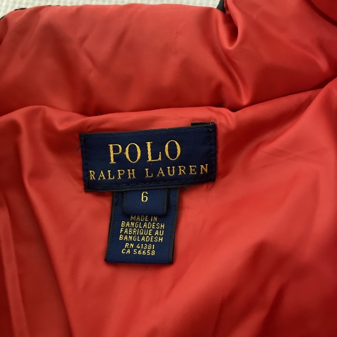 POLO RALPH LAUREN(ポロラルフローレン)のポロラルフローレン　ダウンジャケット　110 キッズ/ベビー/マタニティのキッズ服男の子用(90cm~)(ジャケット/上着)の商品写真