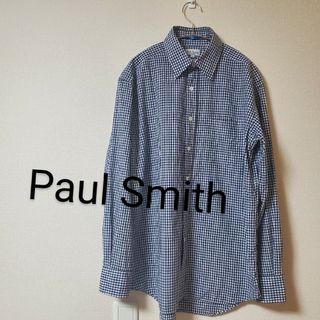 Paul Smith フリルシャツ　コットン　ドレスシャツ　アイボリー　日本製シャツ