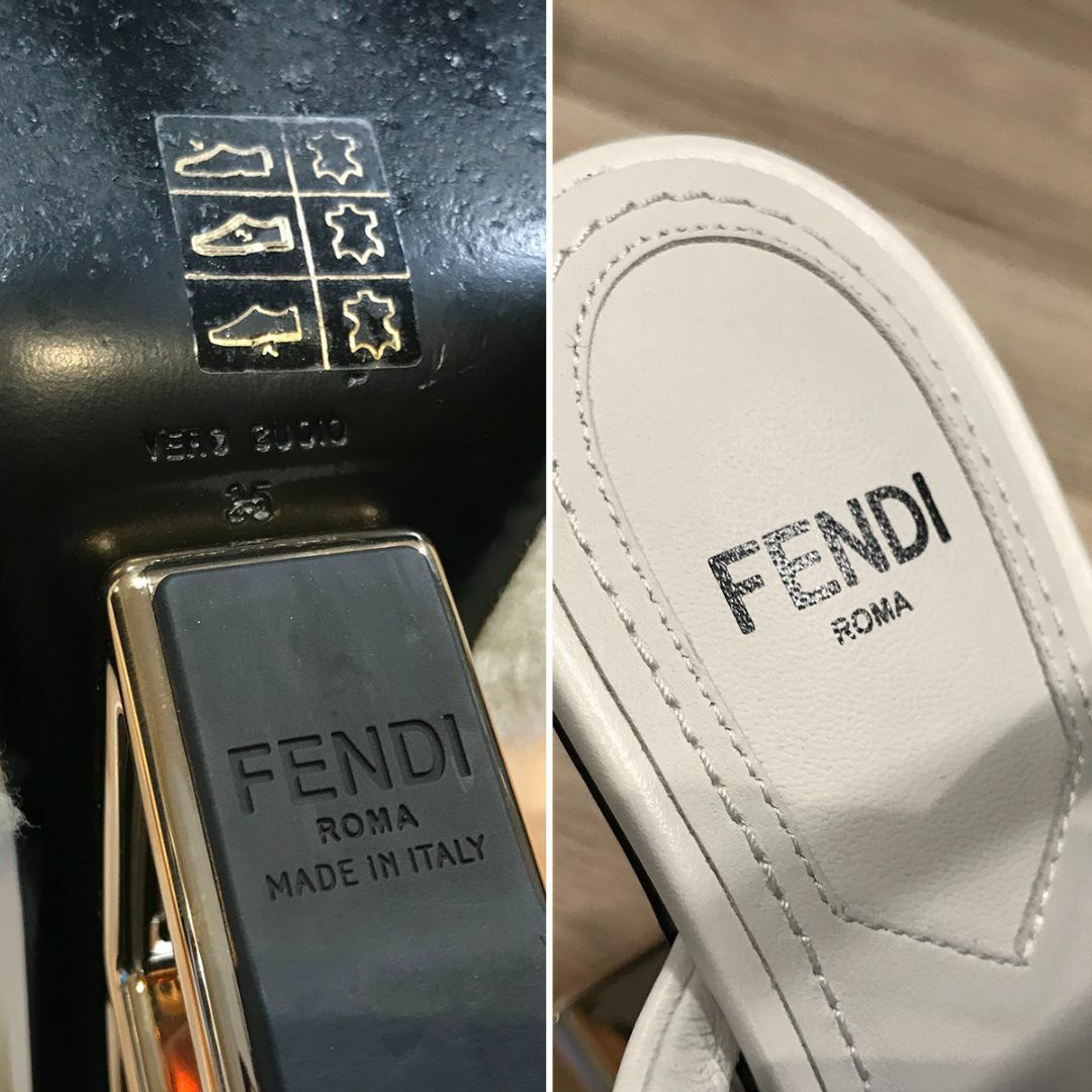 FENDI(フェンディ)の超美品 フェンディ 現行 フェンディファースト ハイヒール サンダル 35 レディースの靴/シューズ(サンダル)の商品写真