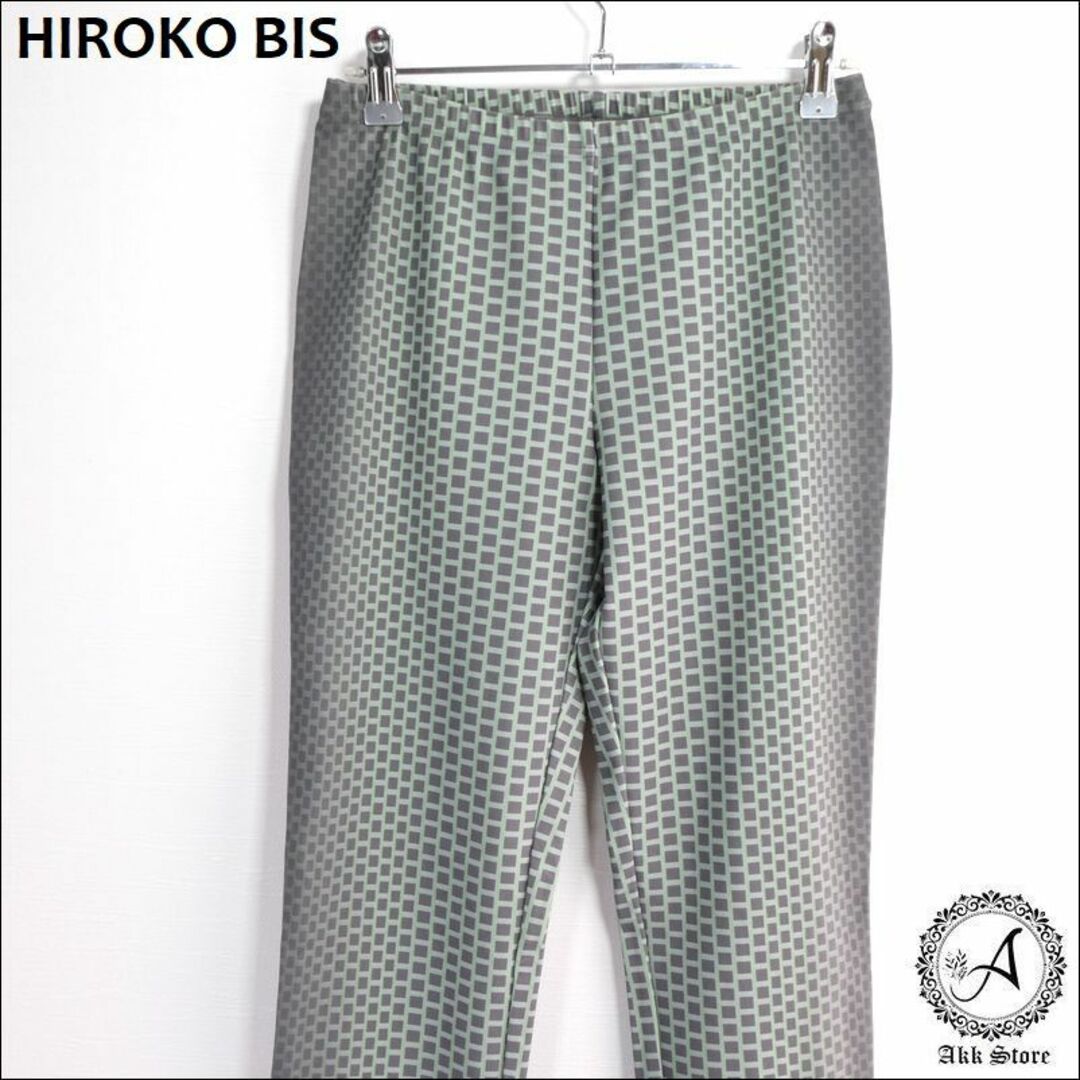 HIROKO BIS(ヒロコビス)のHIROKO BIS レディース パンツ ストレッチ レギンス 日本製 L レディースのパンツ(カジュアルパンツ)の商品写真