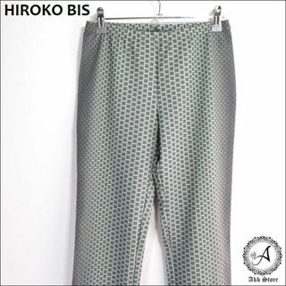 ヒロコビス(HIROKO BIS)のHIROKO BIS レディース パンツ ストレッチ レギンス 日本製 L(カジュアルパンツ)