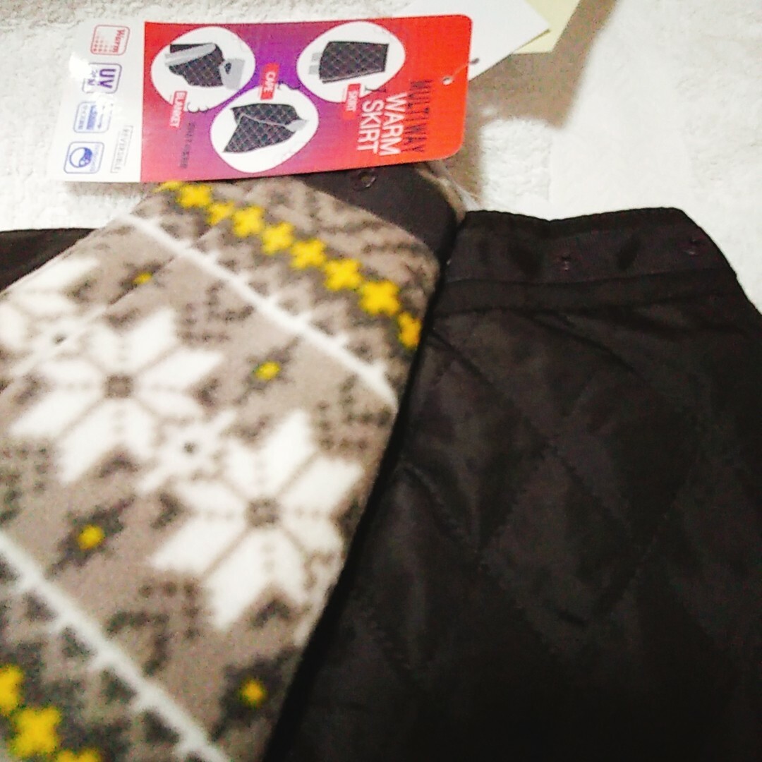 【新品未使用】3wayキルト巻きスカート M レディースのスカート(ひざ丈スカート)の商品写真