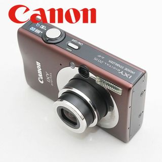 キヤノン(Canon)のキヤノン Canon IXY DIGITAL 20 IS ブラウン ファインダー搭載 光学4倍ズーム コンデジ カメラ 中古(コンパクトデジタルカメラ)