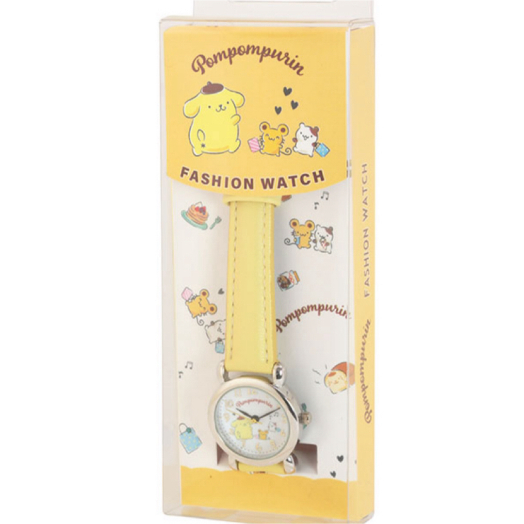 ポムポムプリン(ポムポムプリン)の【保証書付き】 ポムポムプリン FASHION WATCH 腕時計 子供用 メンズの時計(腕時計(アナログ))の商品写真