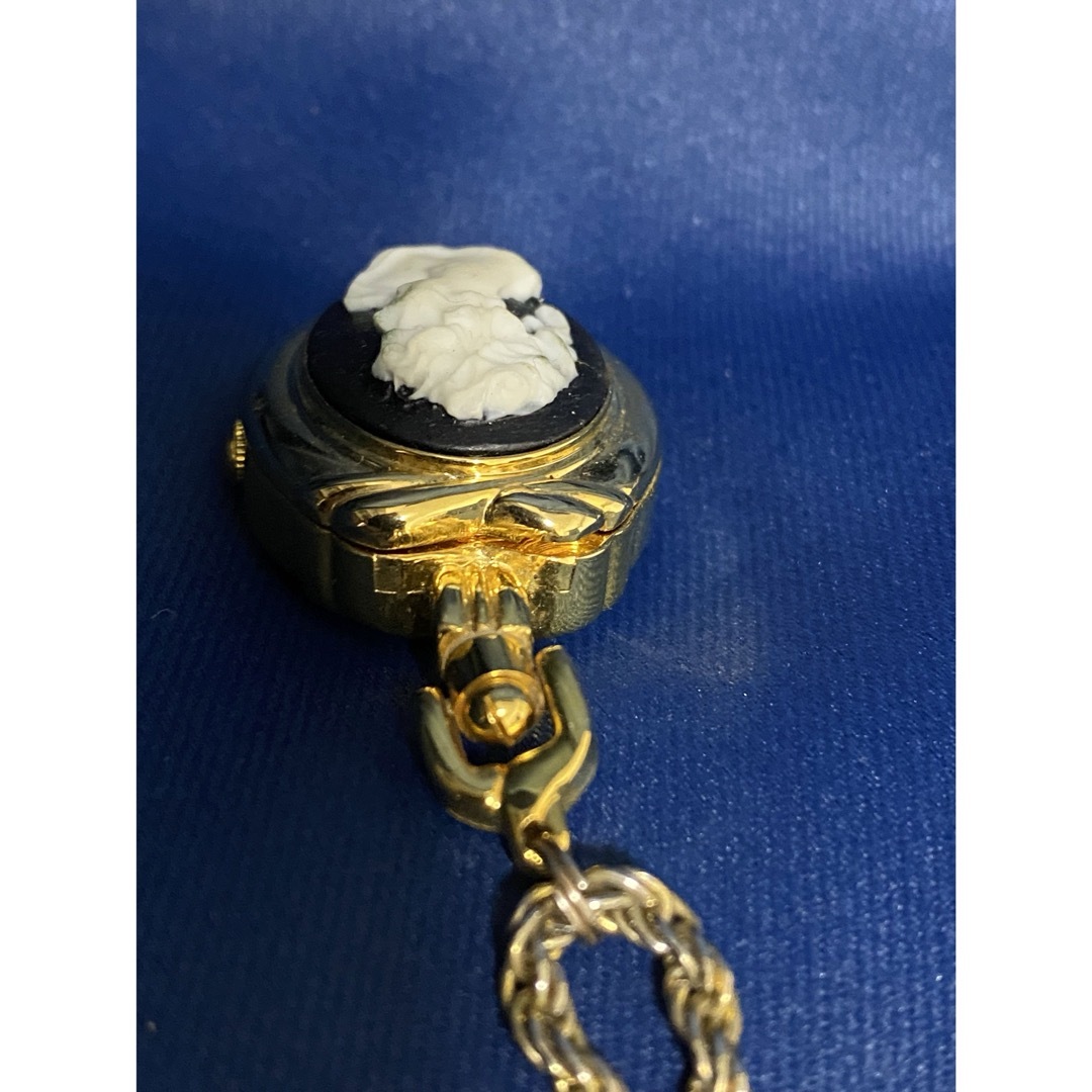 希少】 カメオ ロングネックレス 時計 リバーシブル ペンダント 希少】 カメオ ロングネックレス 時計 リバーシブル ペンダント