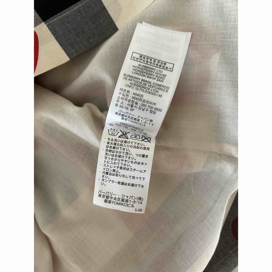 BURBERRY　バーバリー ハート ワンピース 3Y 98cm