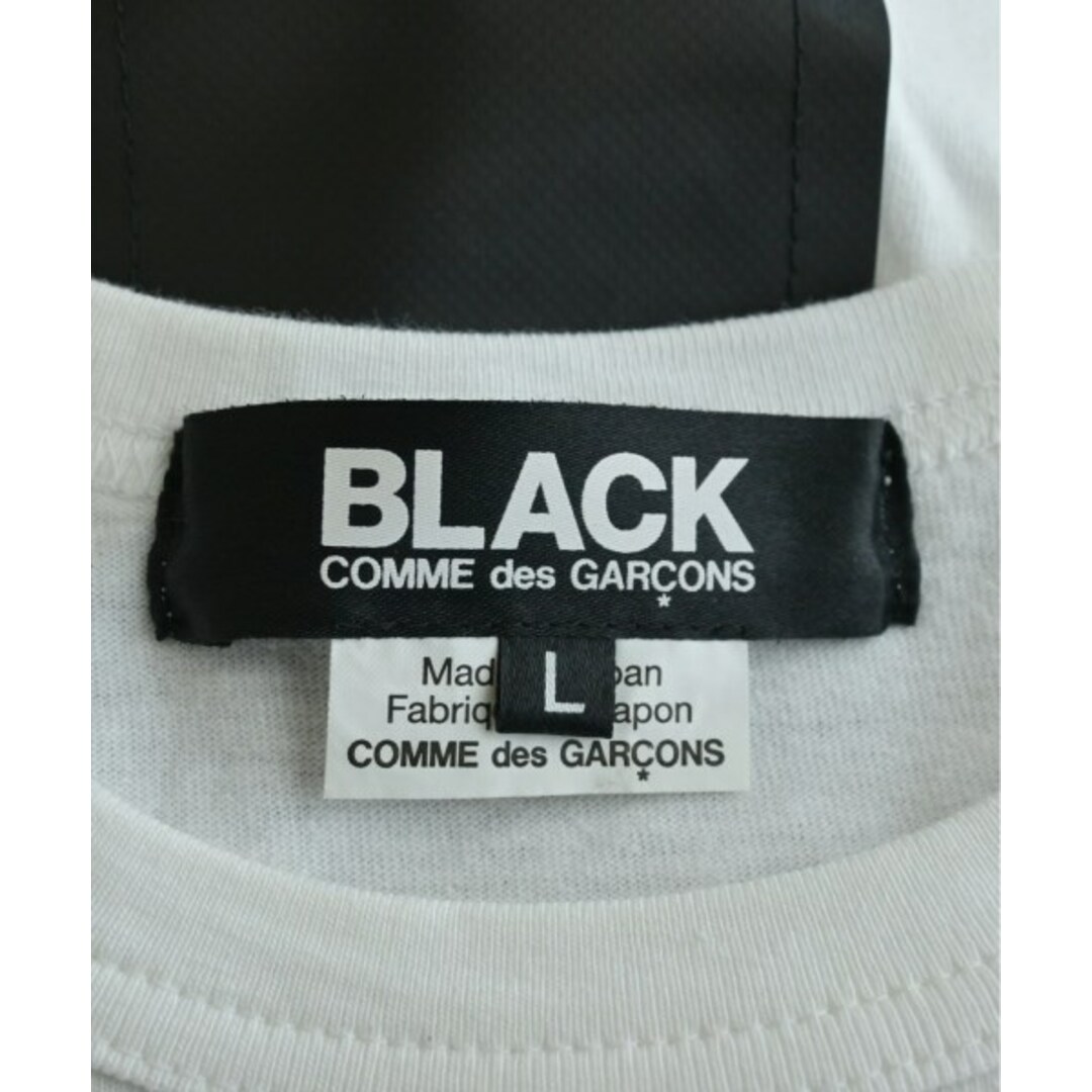BLACK COMME des GARCONS Tシャツ・カットソー L 白 【古着】【中古】