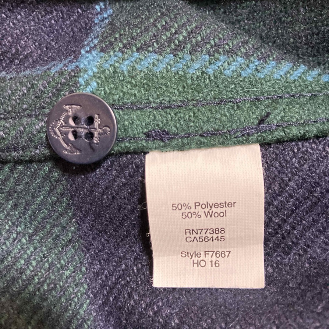 J.Crew(ジェイクルー)のJ.CREW ジェイクルー　厚手長袖シャツ　ジャケット　ウール　チェック　L メンズのトップス(シャツ)の商品写真