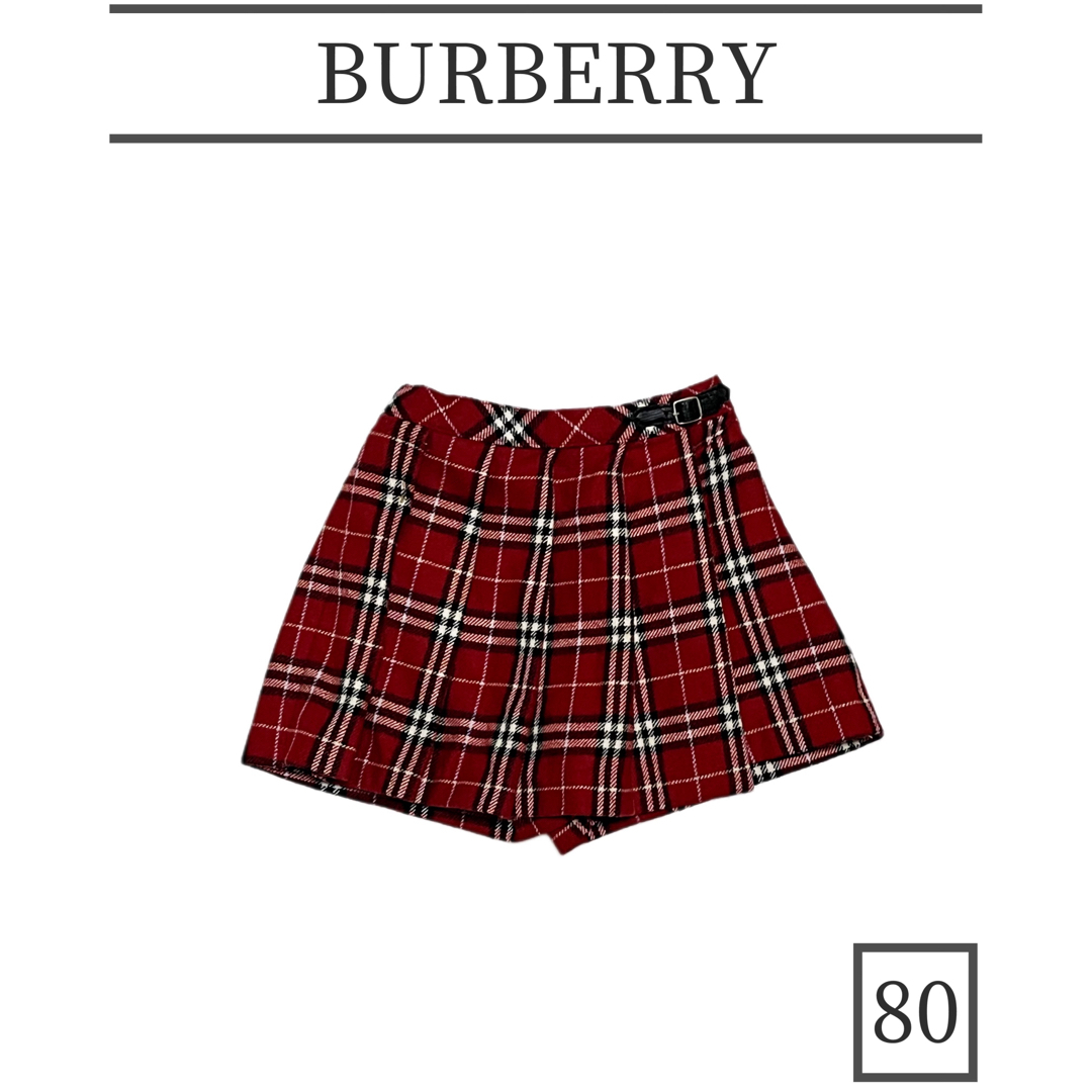 BURBERRY/バーバリー キュロット プリーツ スカート size80 | フリマアプリ ラクマ