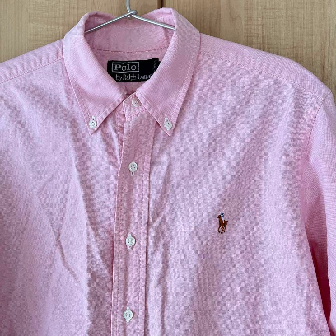 POLO RALPH LAUREN(ポロラルフローレン)のポロラルフローレン　長袖シャツ　ピンク　レディース　メンズ メンズのトップス(シャツ)の商品写真