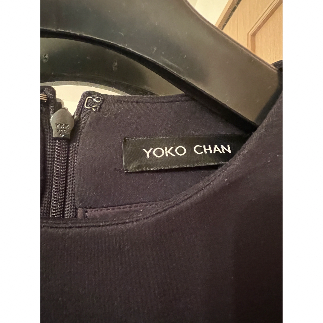 YOKO CHAN(ヨーコチャン)のヨーコチャン　ブラックワンピース　38サイズ レディースのワンピース(ミニワンピース)の商品写真
