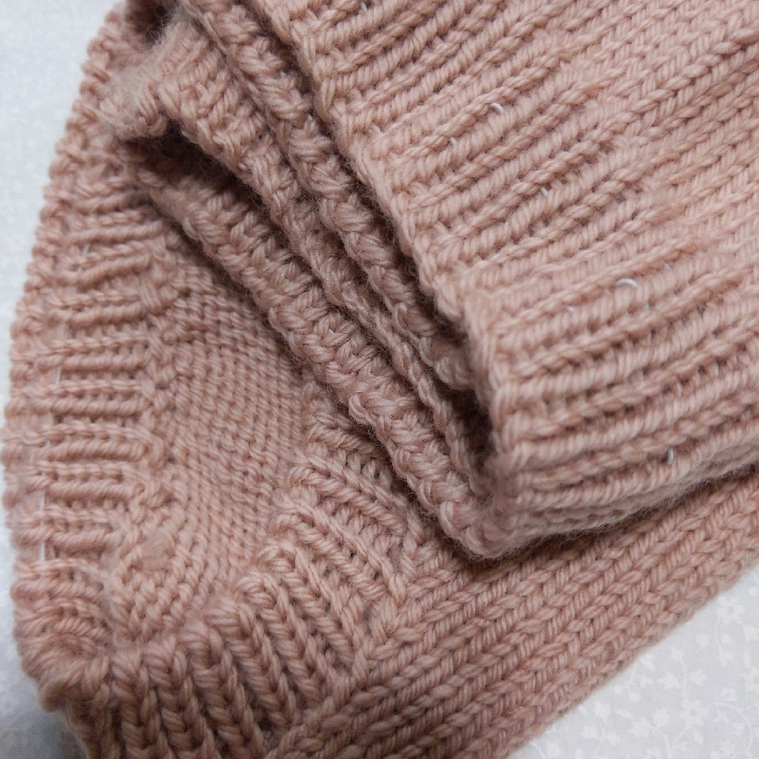 no.0024　毛糸のパンツ　ハンドメイド　手編み ハンドメイドのファッション小物(その他)の商品写真