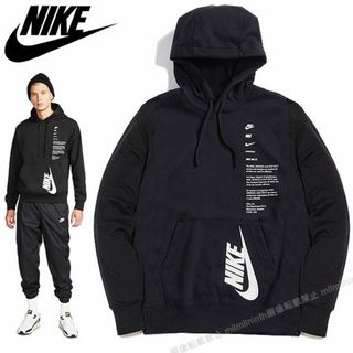 ナイキ(NIKE)の2XL ナイキ 裏起毛 ビッグロゴ スウェット パーカー DQ5153-010(パーカー)