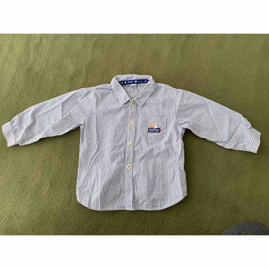 familiar ワイシャツ キッズ/ベビー/マタニティのキッズ服男の子用(90cm~)(ブラウス)の商品写真