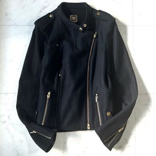 美品♪ドゥーズィエムクラス バランサショートライダース muse ウール 黒