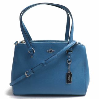 コーチ(COACH)のCOACH コーチ スタントン キャリーオール 29 クロスグレイン 2Wayショルダーバッグ ブルー 36882 レディース【中古】(ショルダーバッグ)