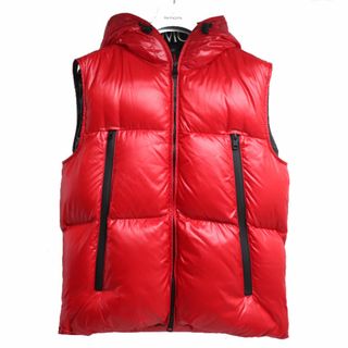 モンクレール(MONCLER)のMONCLER モンクレール AGNEAUX size1 ダウンベスト レッド F20911A51C00 68950 
1 メンズ【中古】【美品】(ダウンベスト)