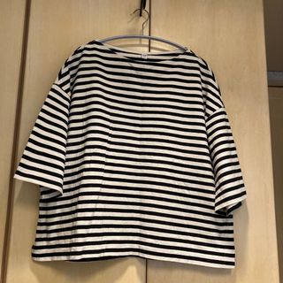 ユニクロ(UNIQLO)のUNIQLO ボーダー(Tシャツ(半袖/袖なし))